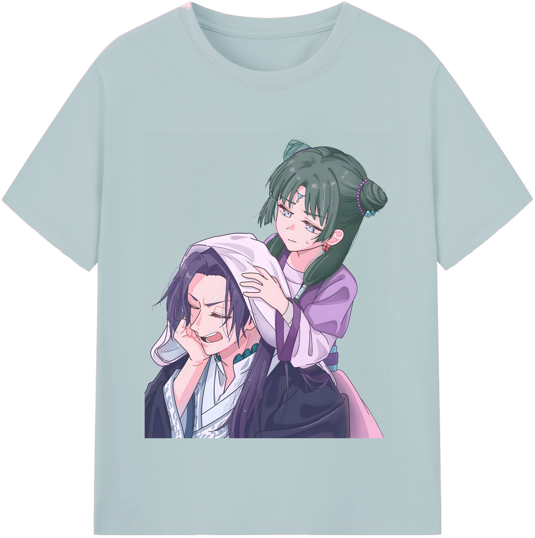 （画像用） 薬屋のひとりごと The Apothecary Diaries 綿100％半袖Tシャツ（フロントプリント）
